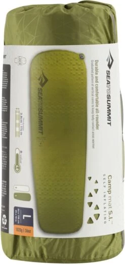 Sea To Summit Camp S.I. Regular Zelf Opbaasbare Slaapmat - 3.8cm - 780g - Groen -Buiten Kamperen Apparatuur 567x1200