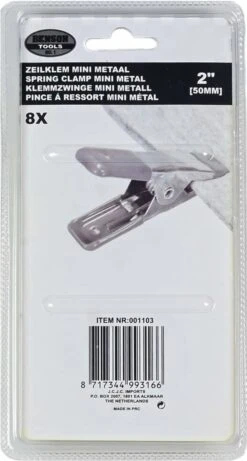 Benson Metalen Veerklem - 50 Mm - 8 Stuks 21 Benson Metalen Veerklem - 50 Mm - 8 Stuks -Buiten Kamperen Apparatuur 643x1200