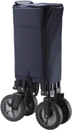 Campart Bolderkar HC-0910 - Opvouwbaar - Bolderwagen Met Stevig Harmonicaframe - Inclusief Opbergtas En Bodemplaat - Blauw -Buiten Kamperen Apparatuur 671x1200