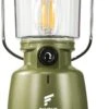 Favour L0818 Retro Camping Lamp Oplaadbaar LED, 320 Lumen, IP64 Waterdicht, Draagbare Kampeerlamp, Tentlamp, Acculamp, Traploos Dimbare Lamp Incl. Kaarslicht-modus, Groen -Buiten Kamperen Apparatuur 701x1200 2