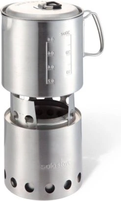 Solo Stove Lite Draagbare Kooktoestel. Geen Vloeibare Brandstof Nodig. Krachtige Efficiënte Houtverbranding En Weinig Rook. Voor 1-2 Personen, 304 Roestvrijstaal, Compact ⌀ 10,8 Cm, Hoogte 14,5 Cm, 255g. -Buiten Kamperen Apparatuur 722x1200 2
