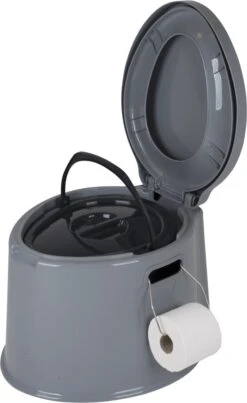 Bo-Camp Draagbaar Camping Toilet - 7 Liter - Grijs -Buiten Kamperen Apparatuur 736x1200 1