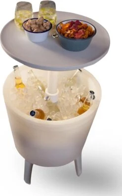 Keter Coolbar Partytafel – Lichtgevend - 49,5x49,5x57cm - Wit -Buiten Kamperen Apparatuur 749x1200 1
