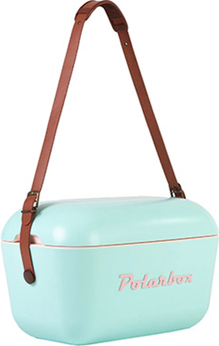 Merkloos Polarbox - Koelbox - Met Schouderband - Pastelgroen - 12 Liter - 40x26x(H)23cm 5 Merkloos Polarbox - Koelbox - Met Schouderband - Pastelgroen - 12 Liter - 40x26x(H)23cm - Afbeelding 3