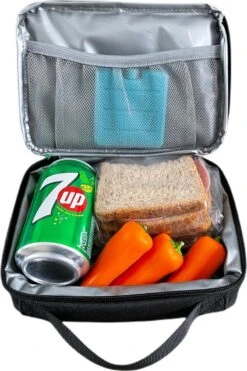 Brisby 4 Laags Geïsoleerde Koeltas - Lunchtas 1.5 Liter - Zwart -Buiten Kamperen Apparatuur 800x1200 37