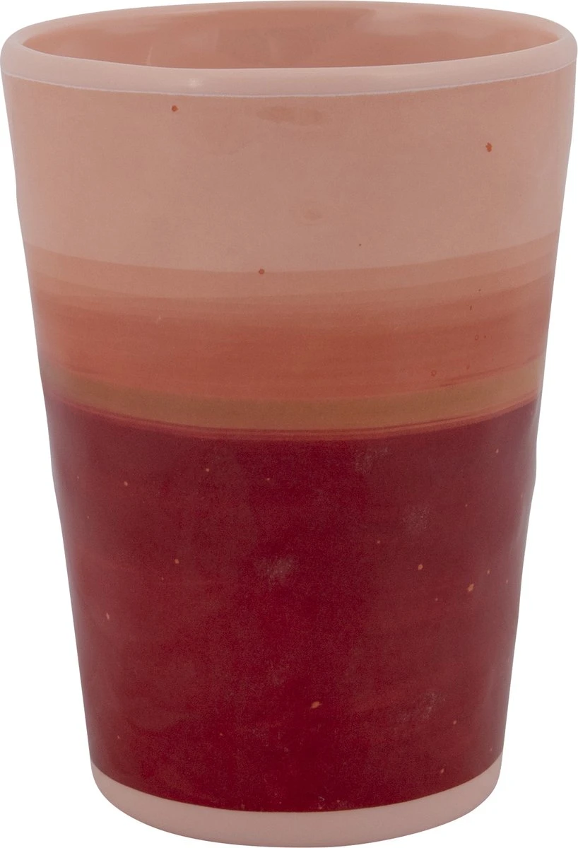 Bo-Camp - Beker - Halo - 400 Ml - 4 Stuks - Terra 4 Bo-Camp - Beker - Halo - 400 Ml - 4 Stuks - Terra - Afbeelding 2