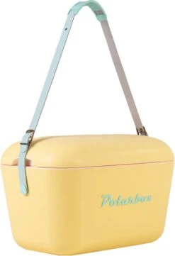 Merkloos Polarbox - Koelbox - Met Schouderband - Geel - 20 Liter - 45x30x(H)27cm -Buiten Kamperen Apparatuur 820x1200 1