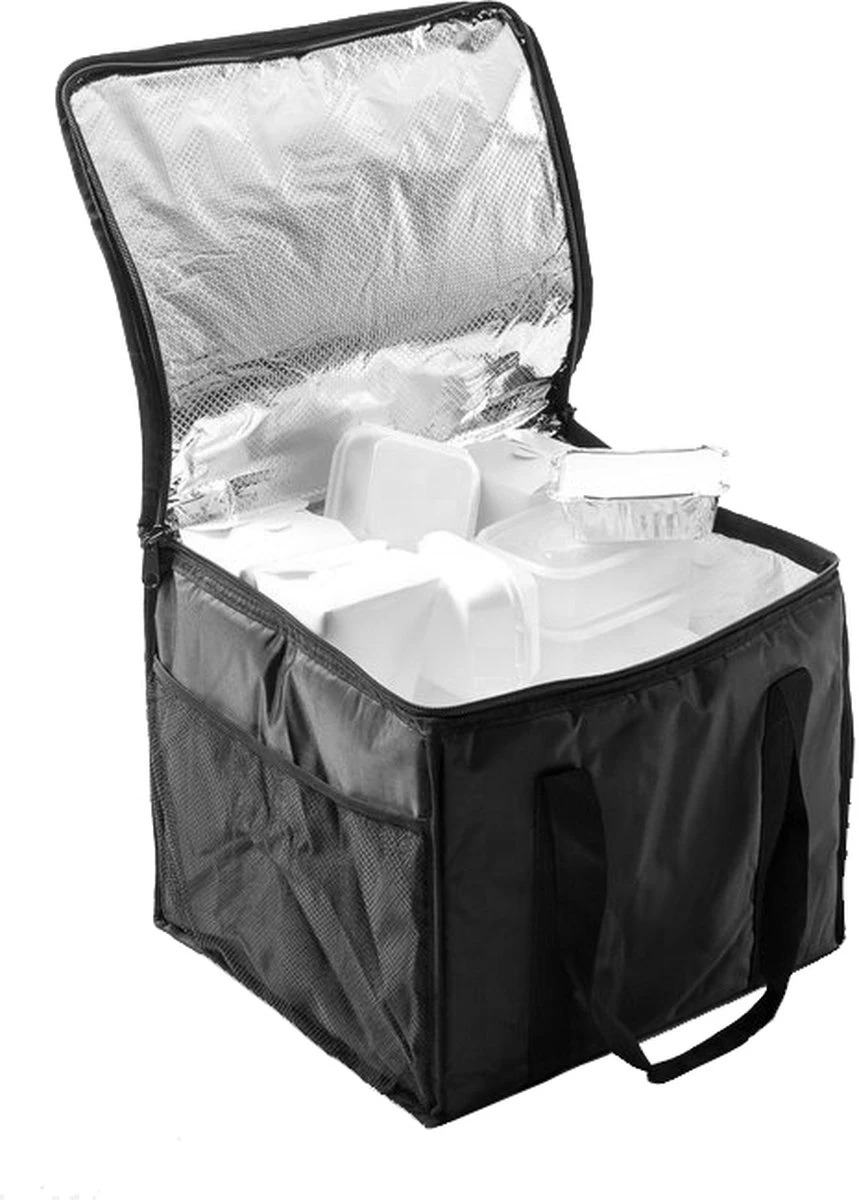 Steamy Bezorgtas Extra Large Met Zijvakken - Voor Zowel Warm Als Koud Houden- 44x38x36cm - 51 Liter 4 Steamy Bezorgtas Extra Large Met Zijvakken - Voor Zowel Warm Als Koud Houden- 44x38x36cm - 51 Liter - Afbeelding 2