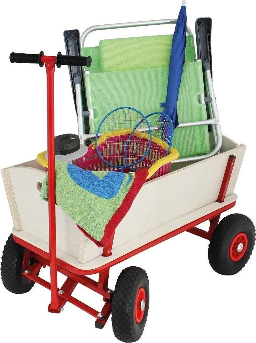 Merkloos Eurotrail Bolderwagen Rood 7 Merkloos Eurotrail Bolderwagen Rood - Afbeelding 5