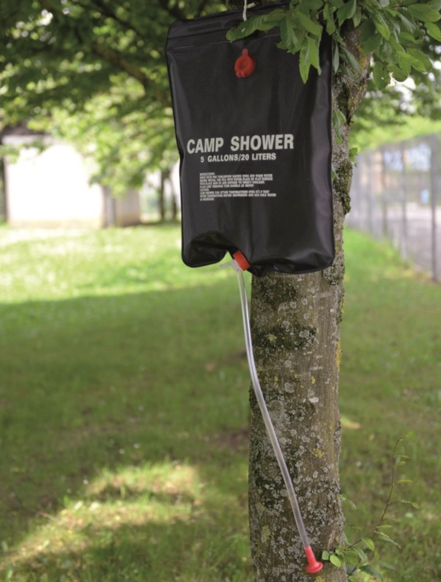 Solar Camping/ Festival Douche 20 Liter Mobiel Opvouwbare (inclusief Douchekop Met Een Slang) 4 Solar Camping/ Festival Douche 20 Liter Mobiel Opvouwbare (inclusief Douchekop Met Een Slang) - Afbeelding 2