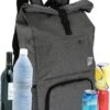 Merkloos Rugtas/rugzak Grijs - 30 X 12 X 60 Cm - 20 Liter - Met Koel Voorvakje - Koelrugzak -Buiten Kamperen Apparatuur 914x1200 1