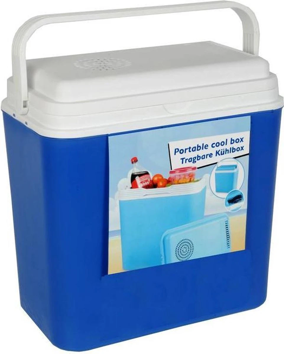 Merkloos Koelbox 22 Liter (12V Aansluiting) 3 Merkloos Koelbox 22 Liter (12V Aansluiting)