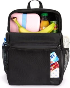 Sunflake Koeltas Rugzak (28L) - Geschikt Voor 16 Blikjes - Lunchtas Voor Dames En Heren - Zwart -Buiten Kamperen Apparatuur 961x1200 5