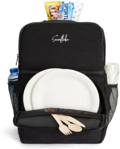 Sunflake Koeltas Rugzak (28L) - Geschikt Voor 16 Blikjes - Lunchtas Voor Dames En Heren - Zwart -Buiten Kamperen Apparatuur 966x1200 2