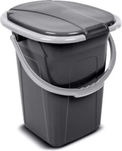 Campingtoilet 19L Mobiele Toiletemmer Reistoilet Toiletemmer Toilet Mobiele Camping Antraciet -Buiten Kamperen Apparatuur 966x1200 5