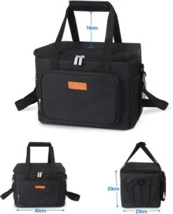 Lunchtas - Koeltas Voor Dames En Heren - Cool Bag - 4 Laags Geïsoleerde Koeltas - Kleine Cooler - Lunch Box - Lunchtas 15 Liter- Zwart 14 Lunchtas - Koeltas Voor Dames En Heren - Cool Bag - 4 Laags Geïsoleerde Koeltas - Kleine Cooler - Lunch Box - Lunchtas 15 Liter- Zwart -Buiten Kamperen Apparatuur 969x1200 4