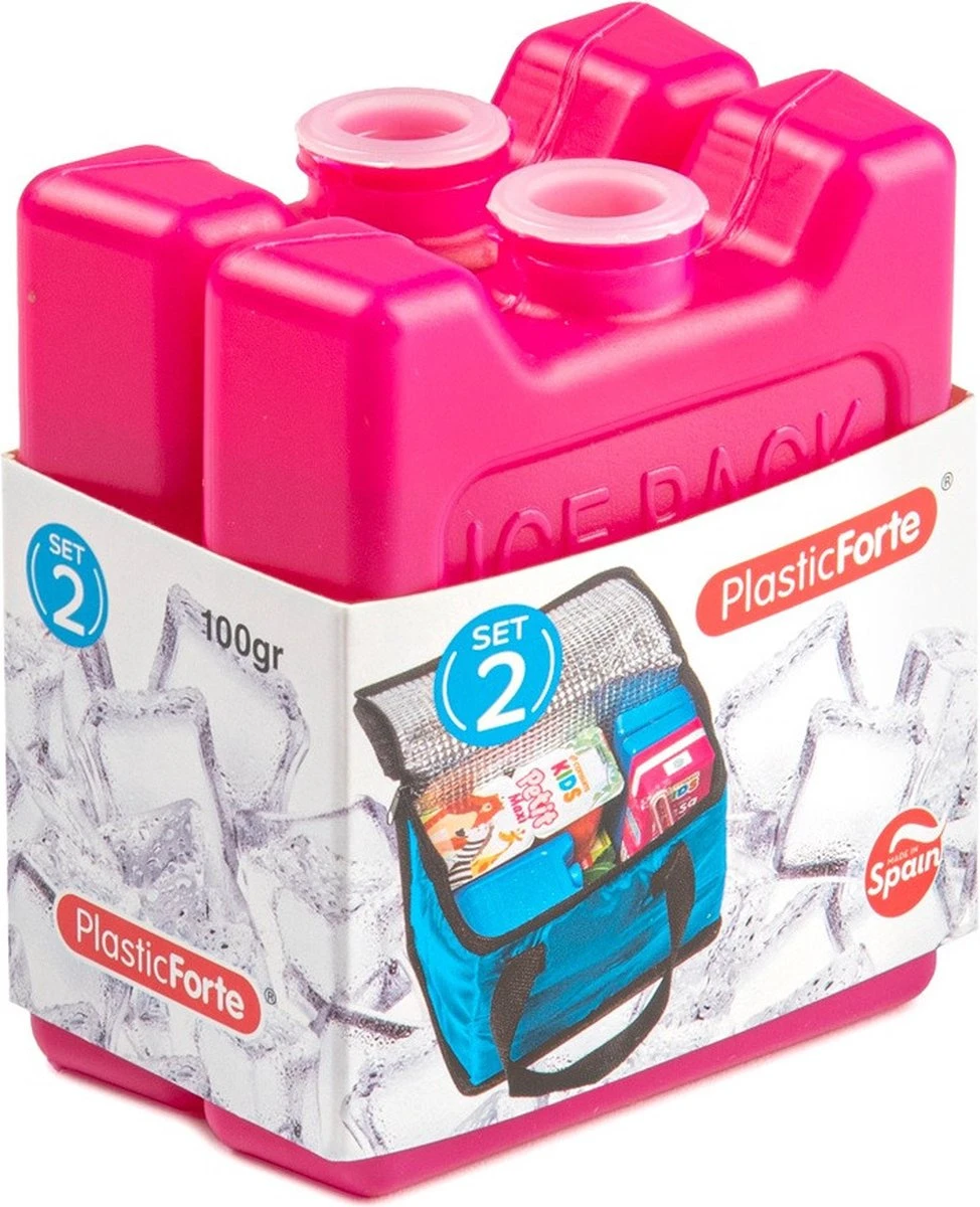 Voordeelset Van 2x Stuks Kleine Koelelementen 7 X 8 Cm In Het Roze Plastic 3 Voordeelset Van 2x Stuks Kleine Koelelementen 7 X 8 Cm In Het Roze Plastic