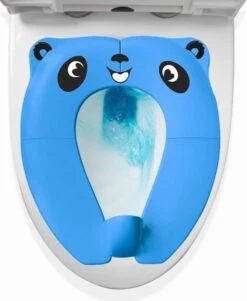 Blauwe Opvouwbare Toilet Zitje - WC Verkleiner - WC Bril Verkleiner- Urinoirs Kind - Toilet Training - Plas Trainer Zitje - Reis Accessoires - Camping Toilet Zitje - Toilet Verkleiner - Toilet Bril Verkleiner -Buiten Kamperen Apparatuur 985x1200 4